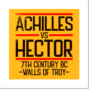 Achilles vs Hector Posters and Art